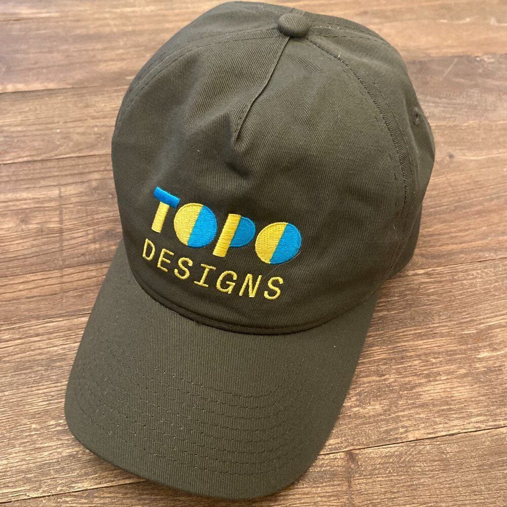 Topo Designs Snapback Adjustable Baseball Hat Cap One Size OS Hiking Outdoor